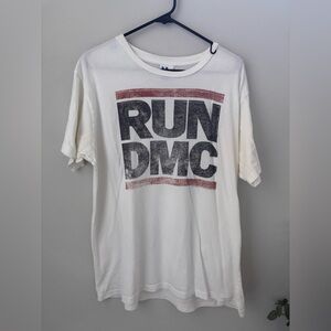 Junk Food Clothing RUN DMC White Graphic Tee